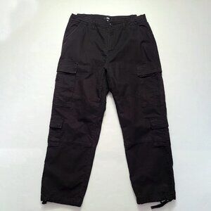 Stussy Japan Suplus Cargo Pant Men Sz 32 Black 116502